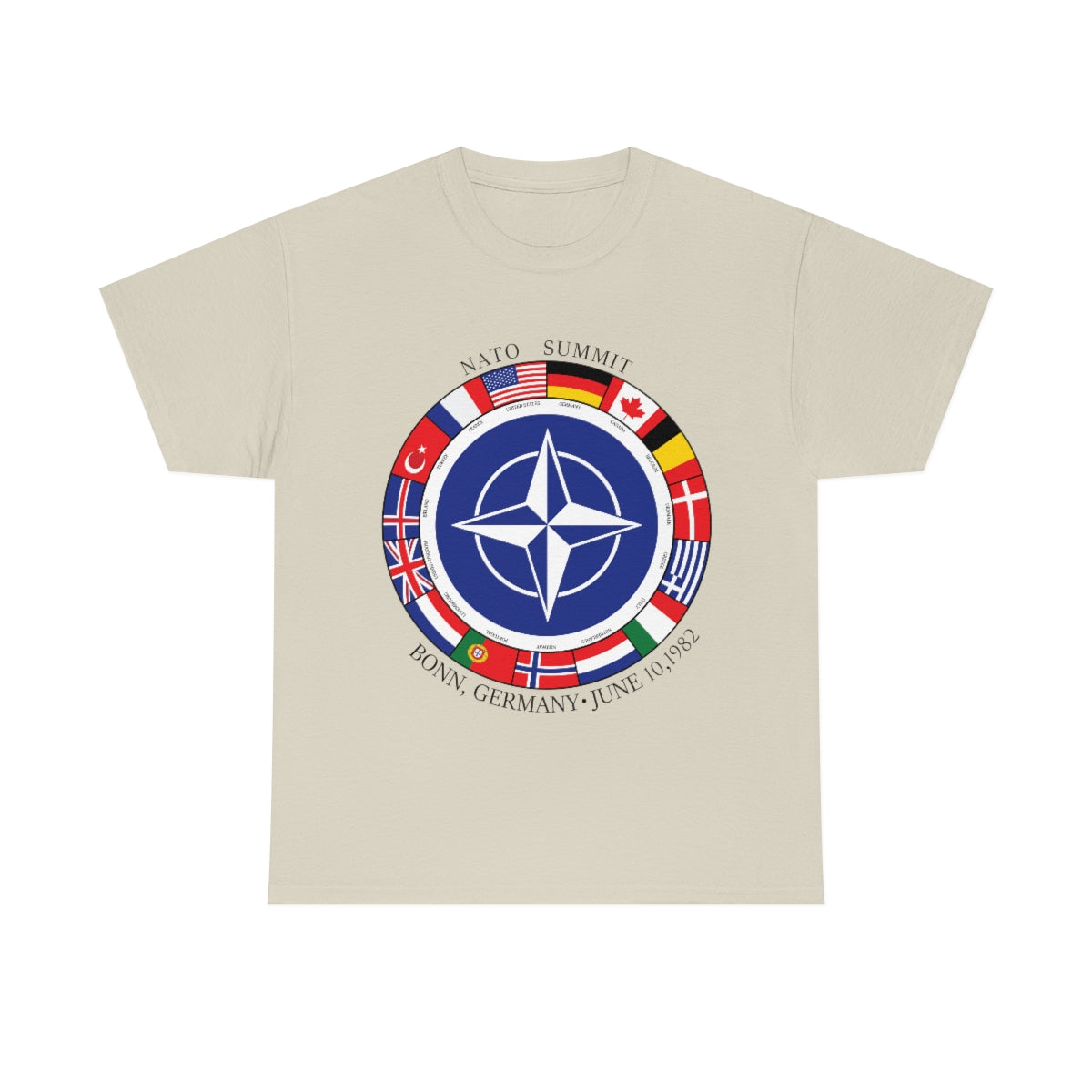 President Reagan - NATO Unisex Heavy Cotton Tee