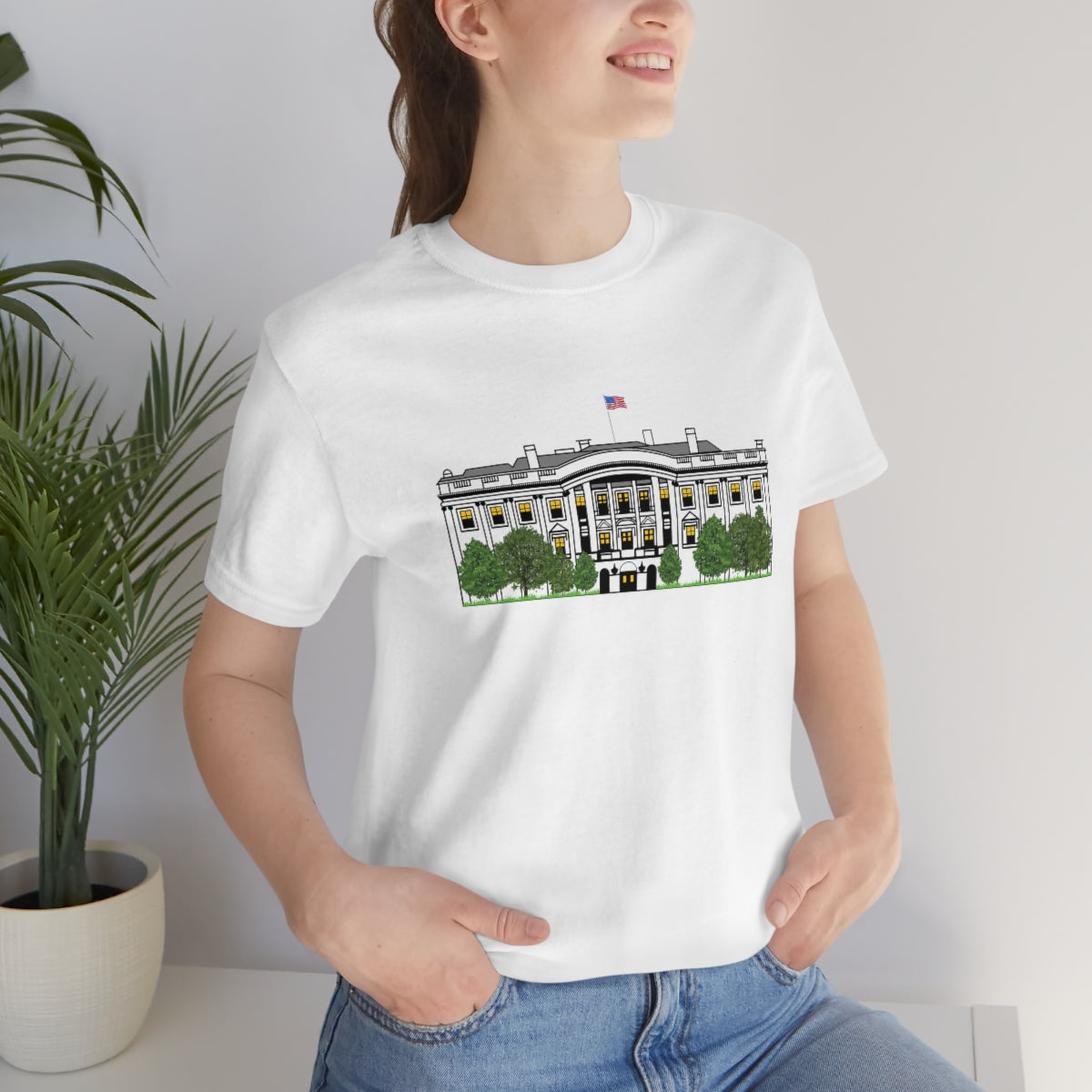 The White House - Unisex Jersey Short Sleeve Tee