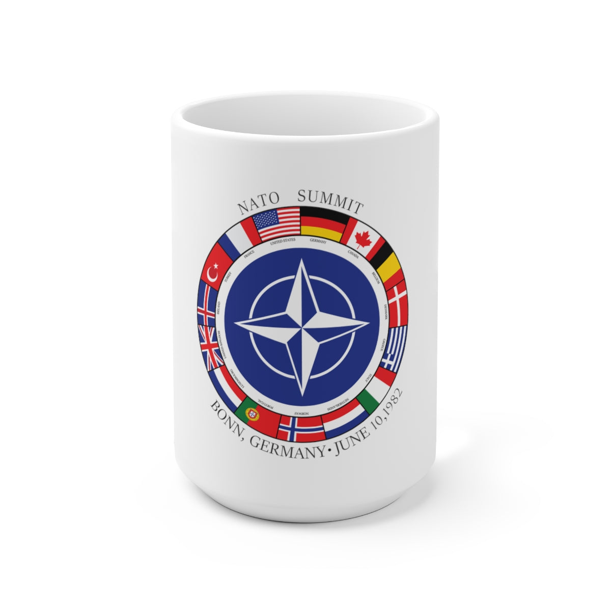 President Reagan -  NATO Summit Ceramic Mug 15oz