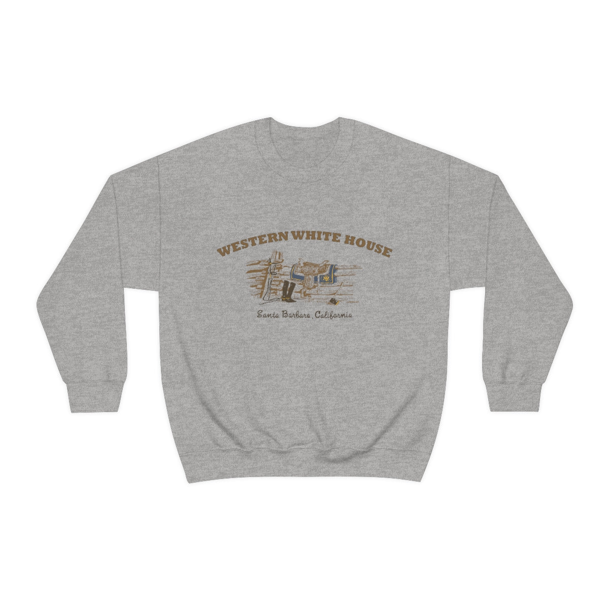 President Reagan- Western White House - Unisex Heavy Blend™ Crewneck Sweatshirt