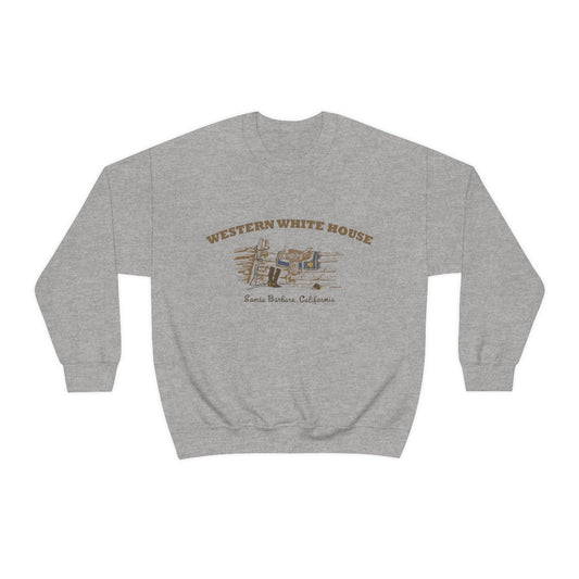 President Reagan- Western White House - Unisex Heavy Blend™ Crewneck Sweatshirt