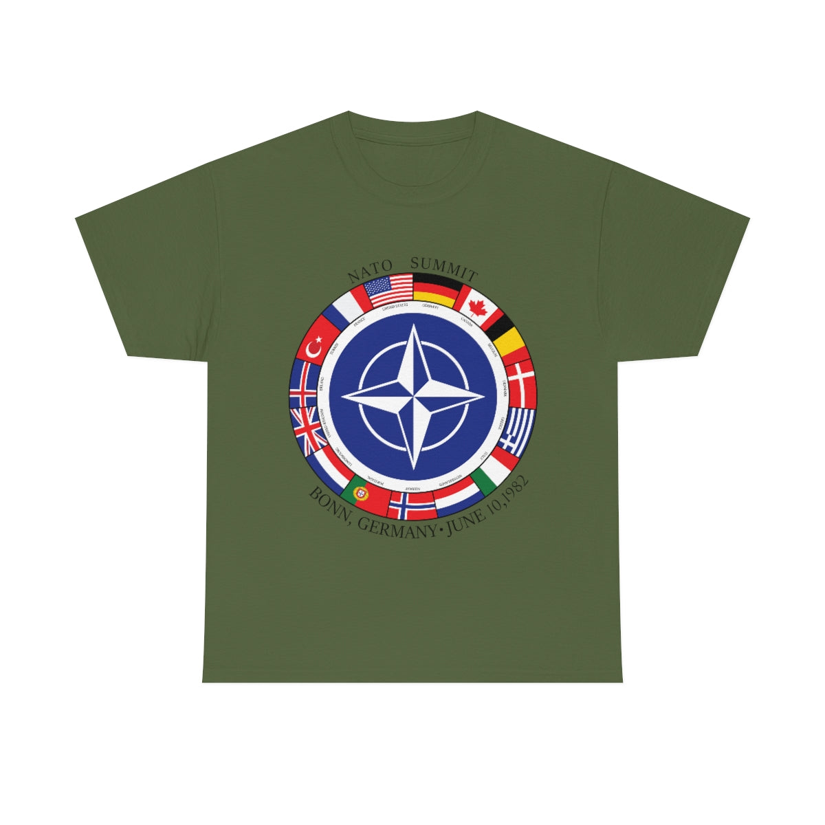 President Reagan - NATO Unisex Heavy Cotton Tee