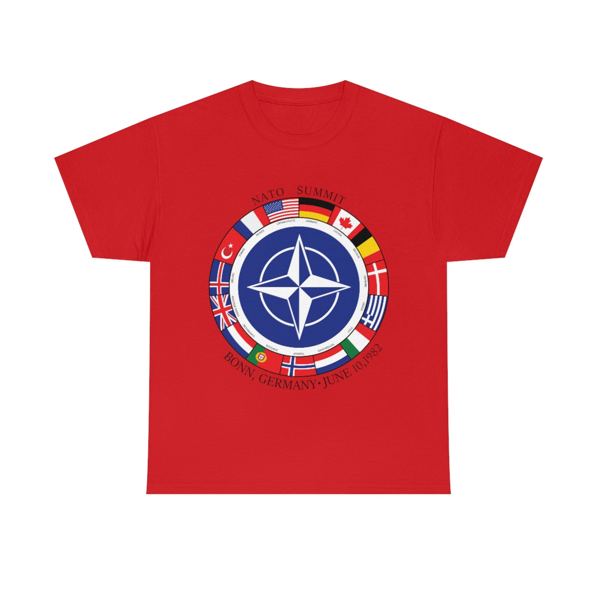 President Reagan - NATO Unisex Heavy Cotton Tee