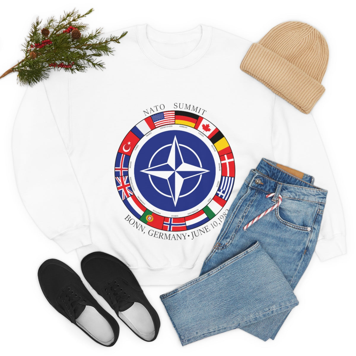 President Reagan - NATO Summit Unisex Sweatshirt