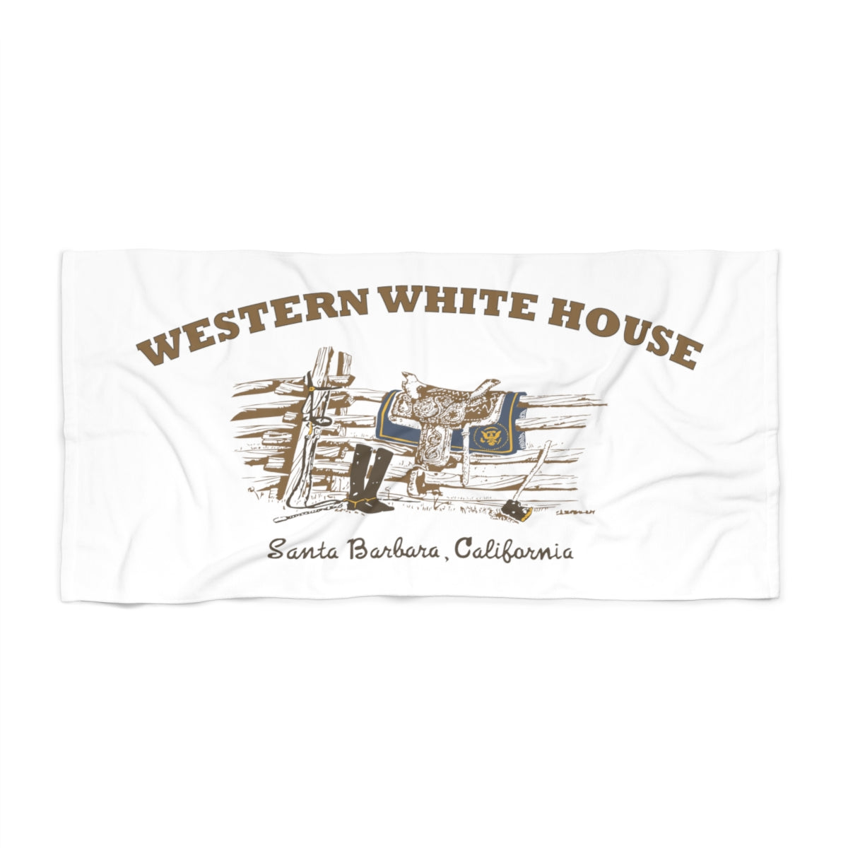 President Reagan - Western White House Beach Towel