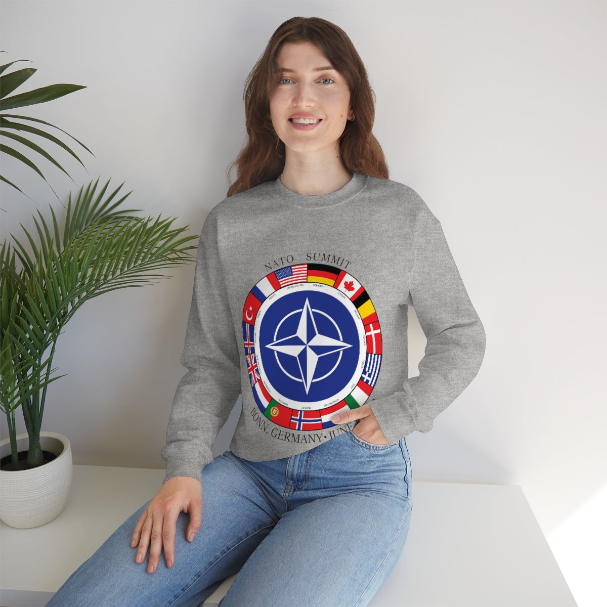 President Reagan - NATO Summit Unisex Sweatshirt