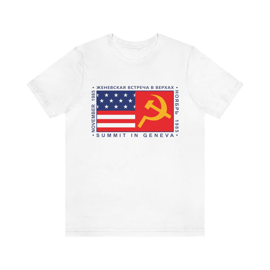 President Reagan - Geneva Summit Unisex Jersey Short Sleeve Tee