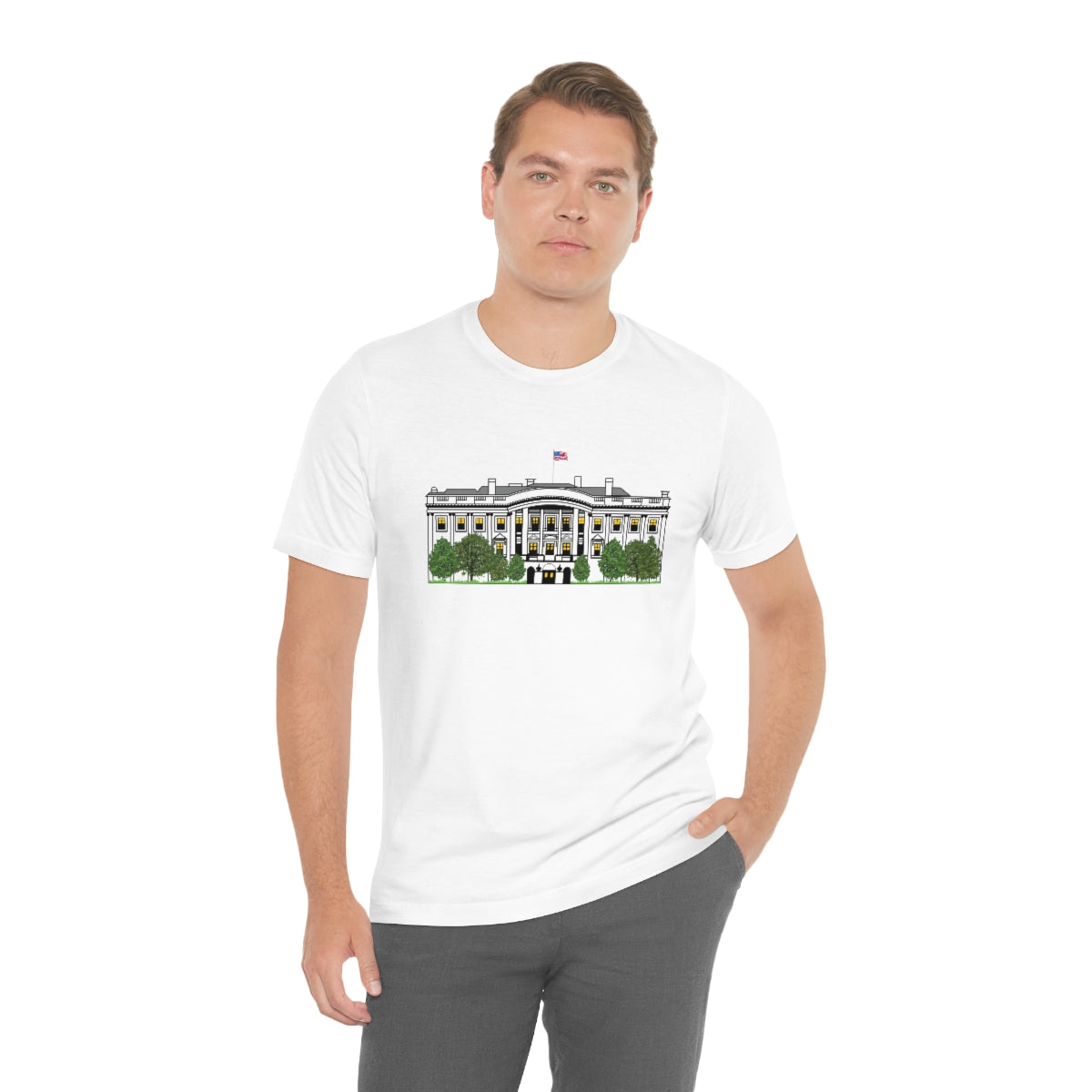 The White House - Unisex Jersey Short Sleeve Tee