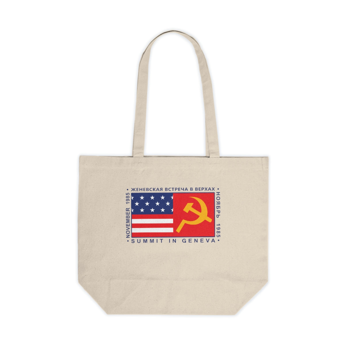 President Reagan - Geneva Summit Canvas Shopping Tote