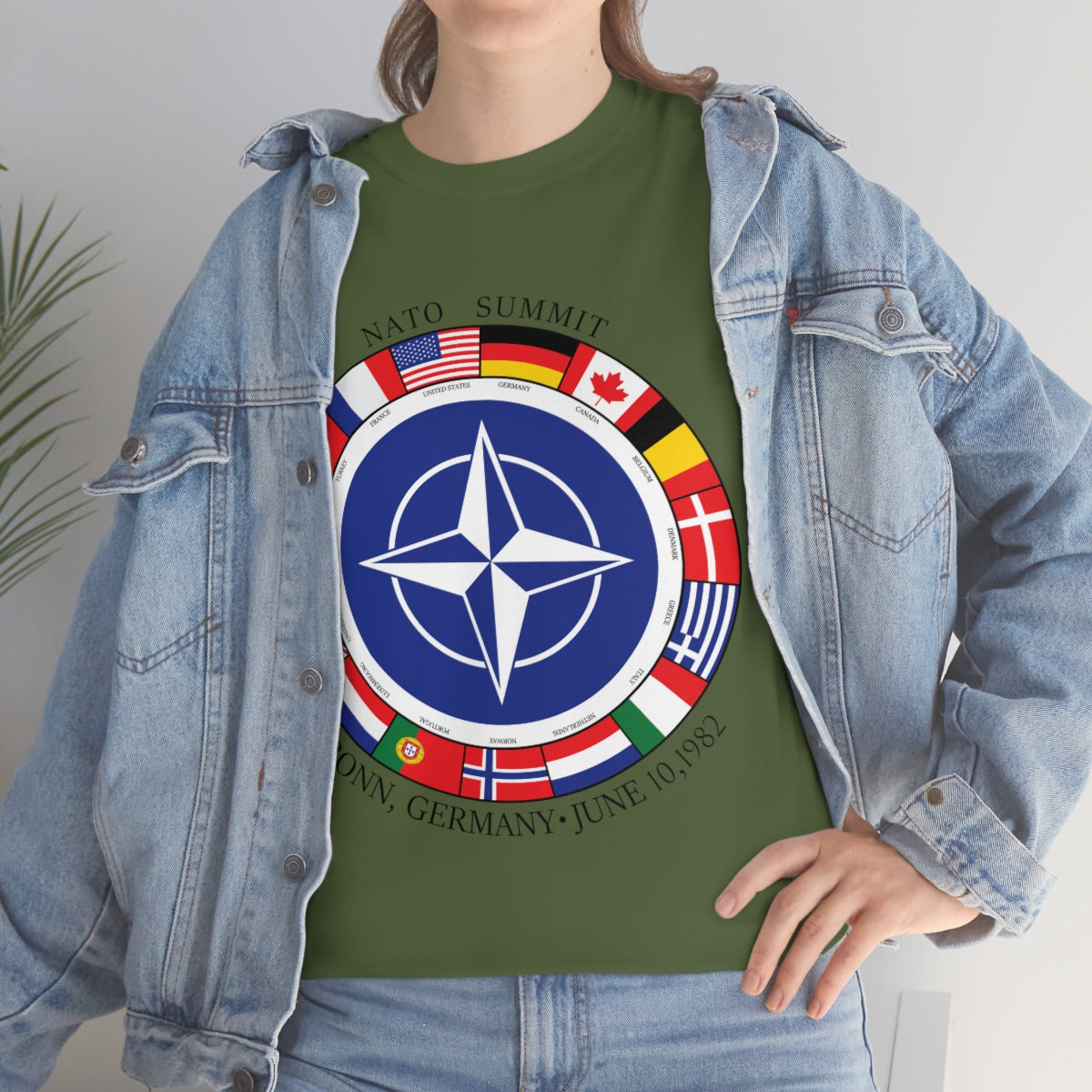 President Reagan - NATO Unisex Heavy Cotton Tee