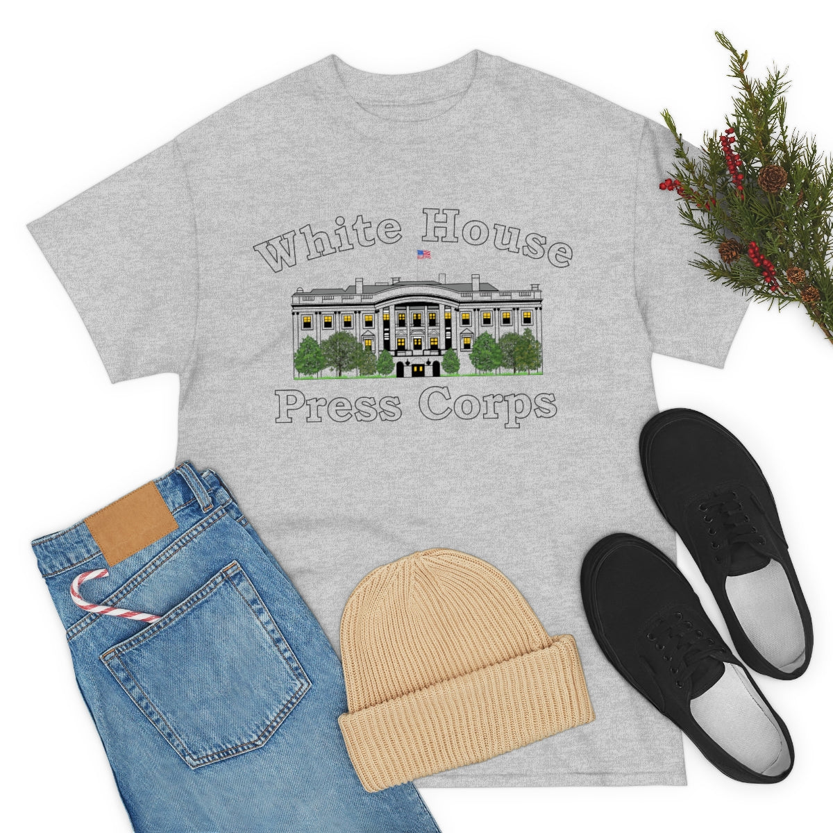 White House - Press Unisex Heavy Cotton Tee