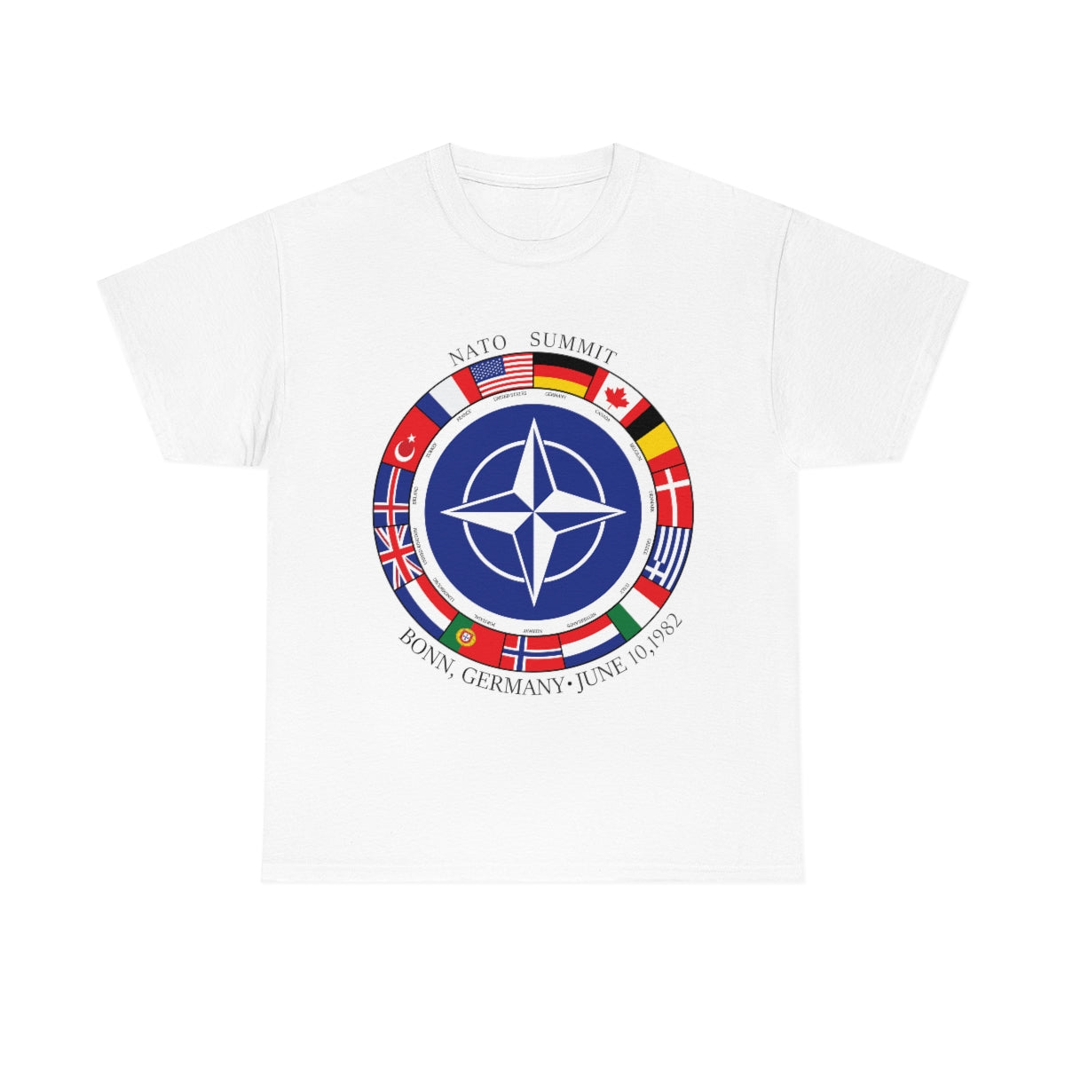 President Reagan - NATO Unisex Heavy Cotton Tee