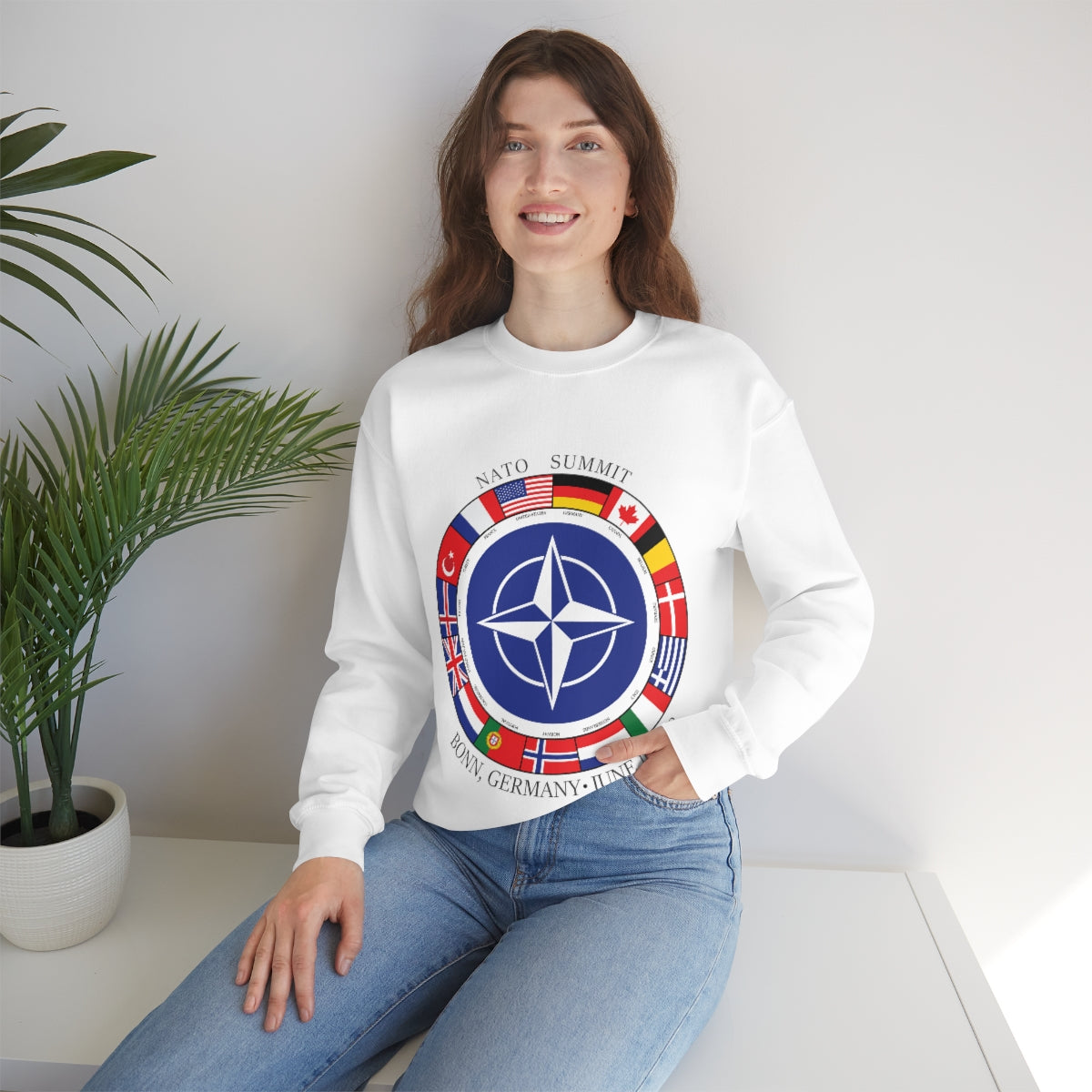 President Reagan - NATO Summit Unisex Sweatshirt