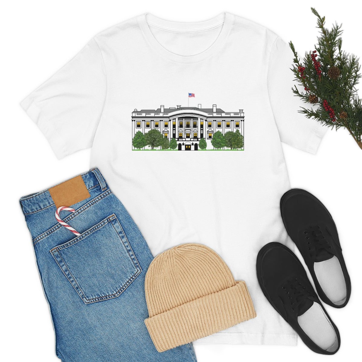 The White House - Unisex Jersey Short Sleeve Tee