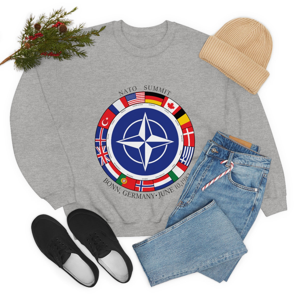 President Reagan - NATO Summit Unisex Sweatshirt