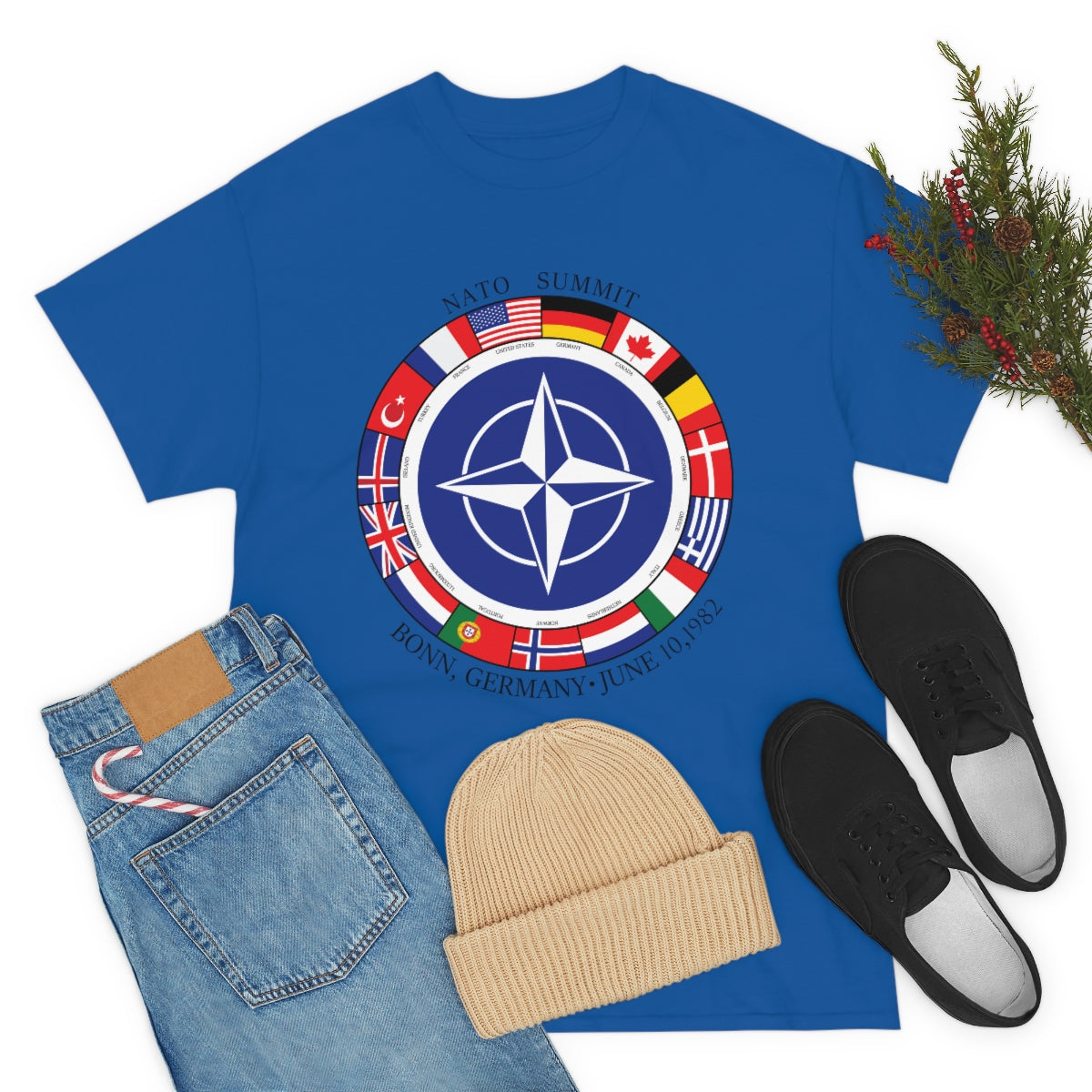 President Reagan - NATO Unisex Heavy Cotton Tee