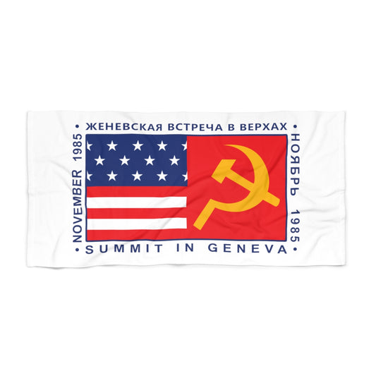 President Reagan - Geneva Beach Towel