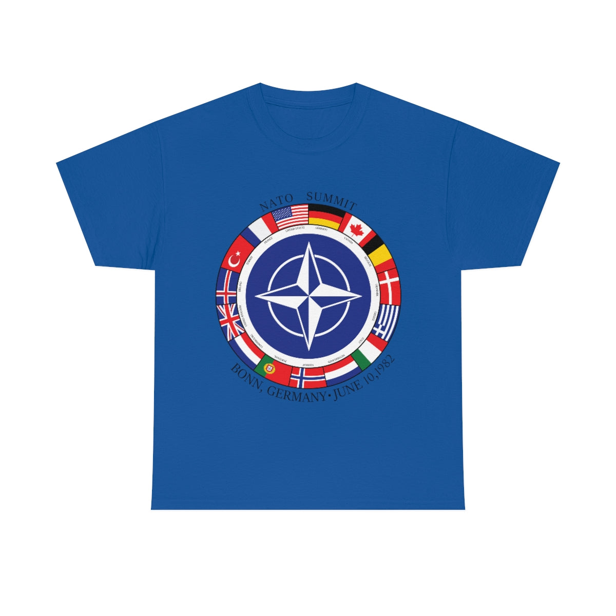 President Reagan - NATO Unisex Heavy Cotton Tee