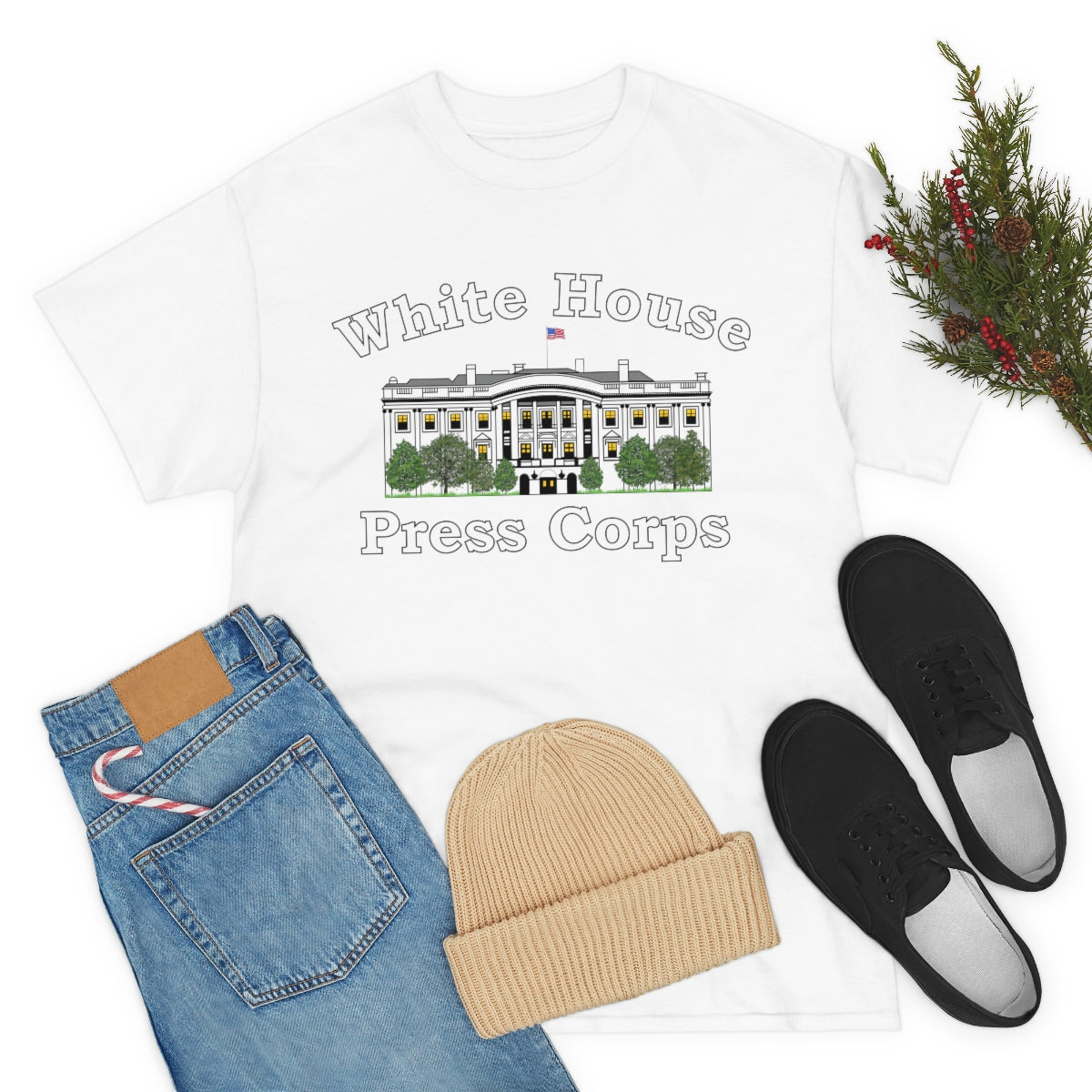 White House - Press Unisex Heavy Cotton Tee