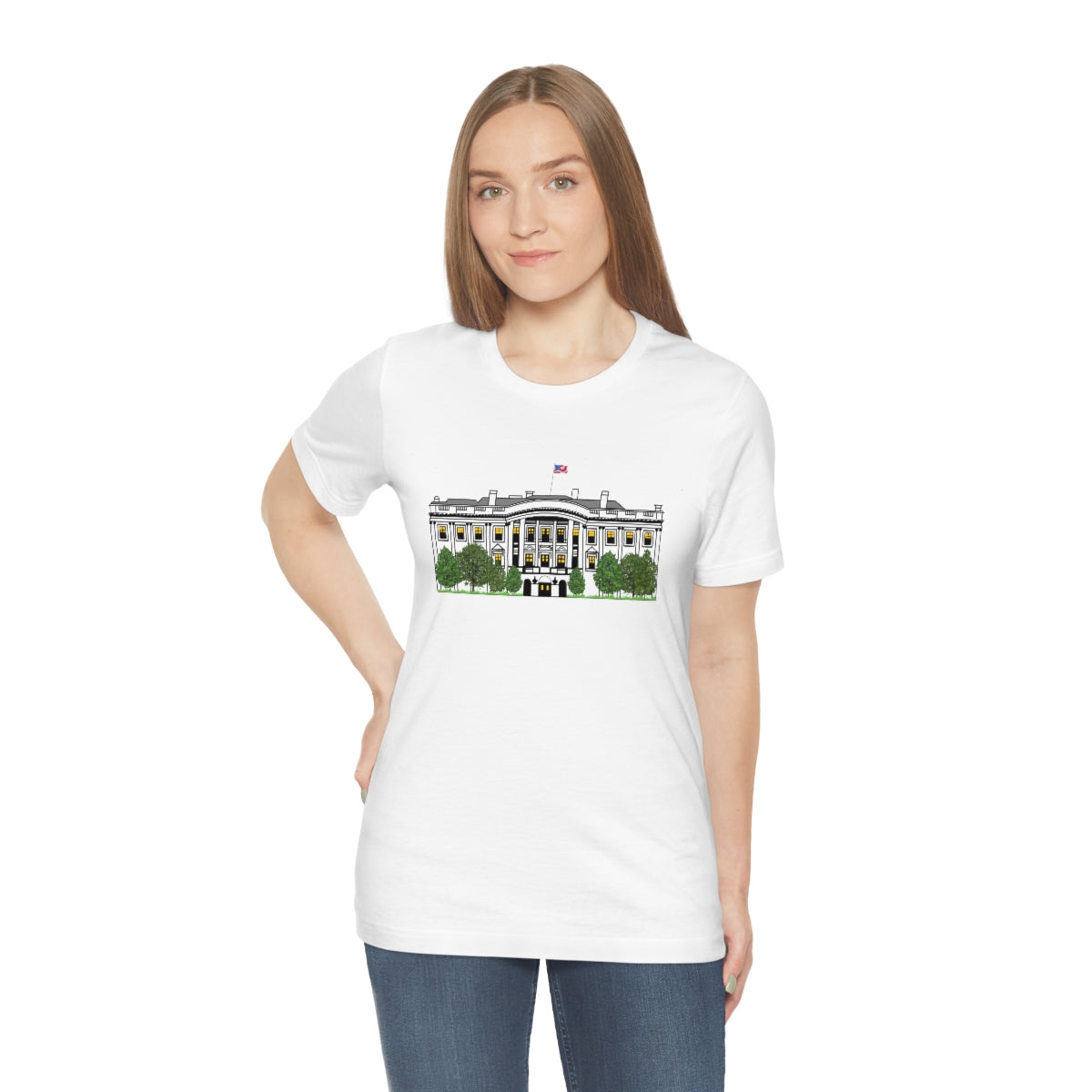 The White House - Unisex Jersey Short Sleeve Tee