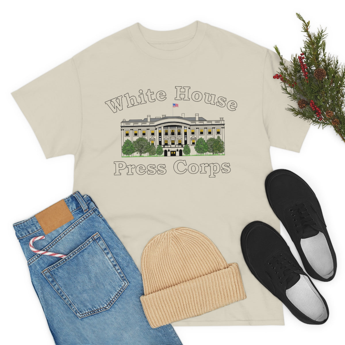 White House - Press Unisex Heavy Cotton Tee